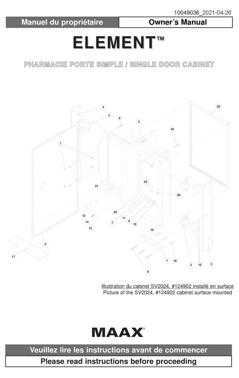 MAAX 124902 owner's manual MAAX 124902 owner's manual