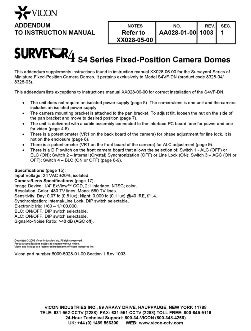 Vicon SURVEYOR4 Series User manual