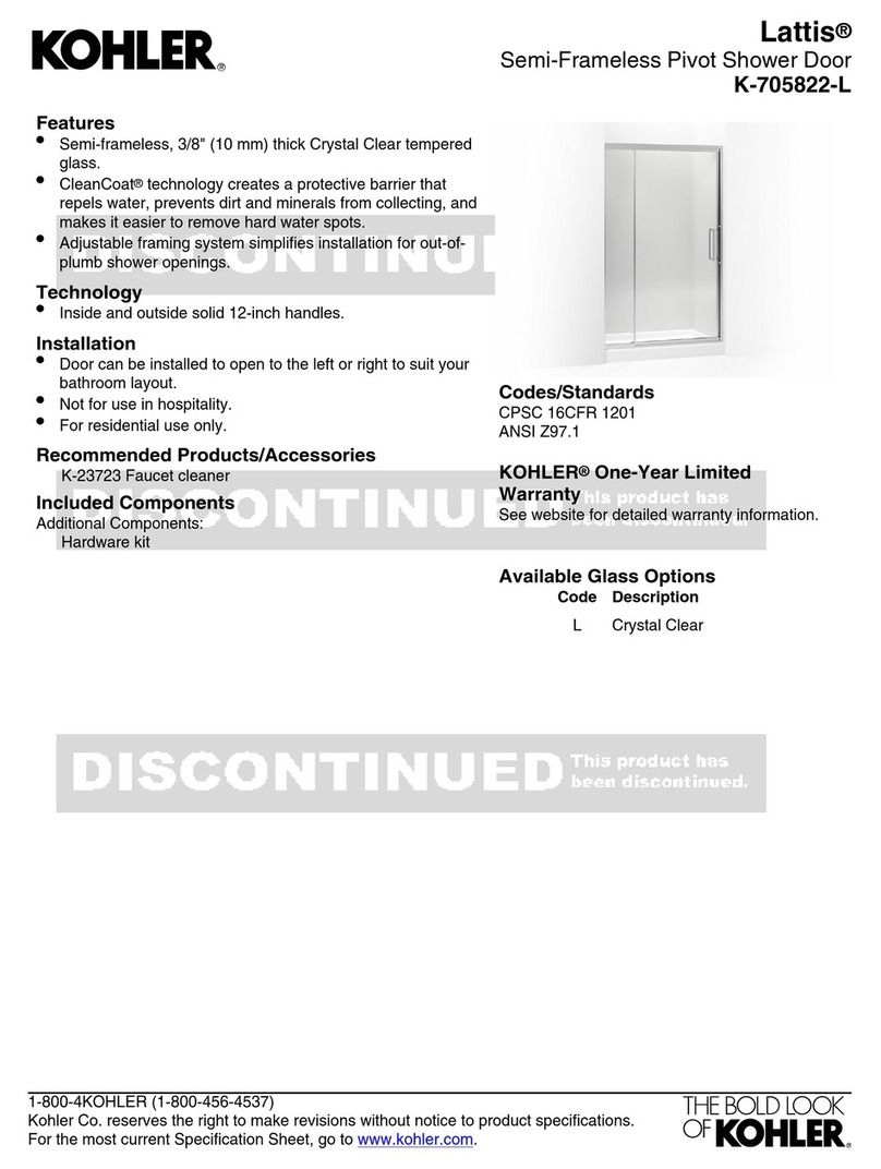 Kohler Lattis K-705822-L User manual