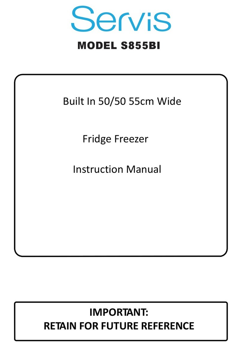 SERVIS S855BI User manual