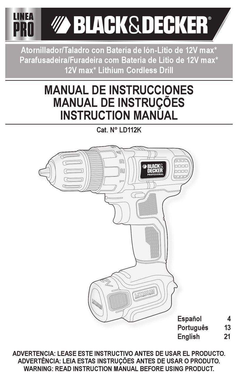 Black & Decker LD112K User manual