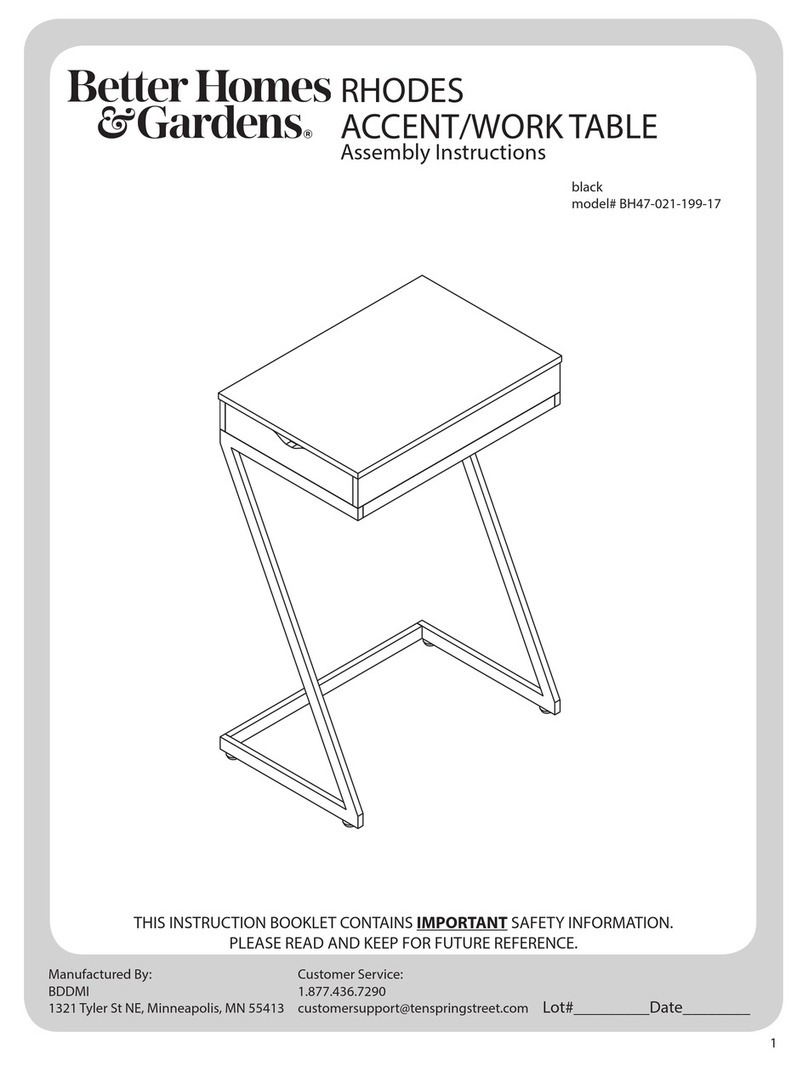 Better Homes and Gardens RHODES BH47-021-199-17 Assembly instructions Better Homes and Gardens RHODES BH47-021-199-17 Assembly instructions