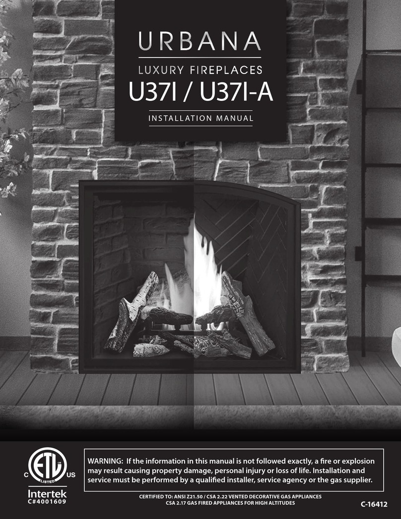 Urbana U37I installation manual Urbana U37I installation manual