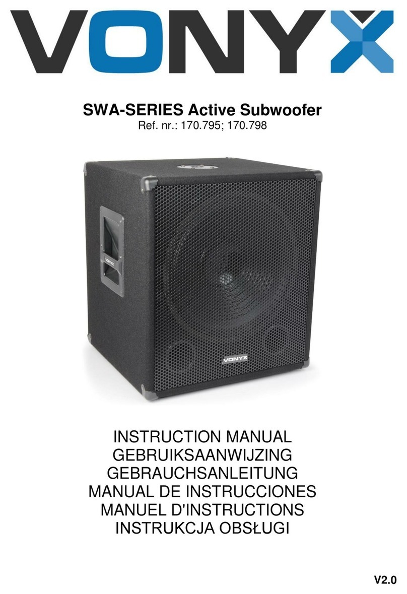 Vonyx SWA Series User manual