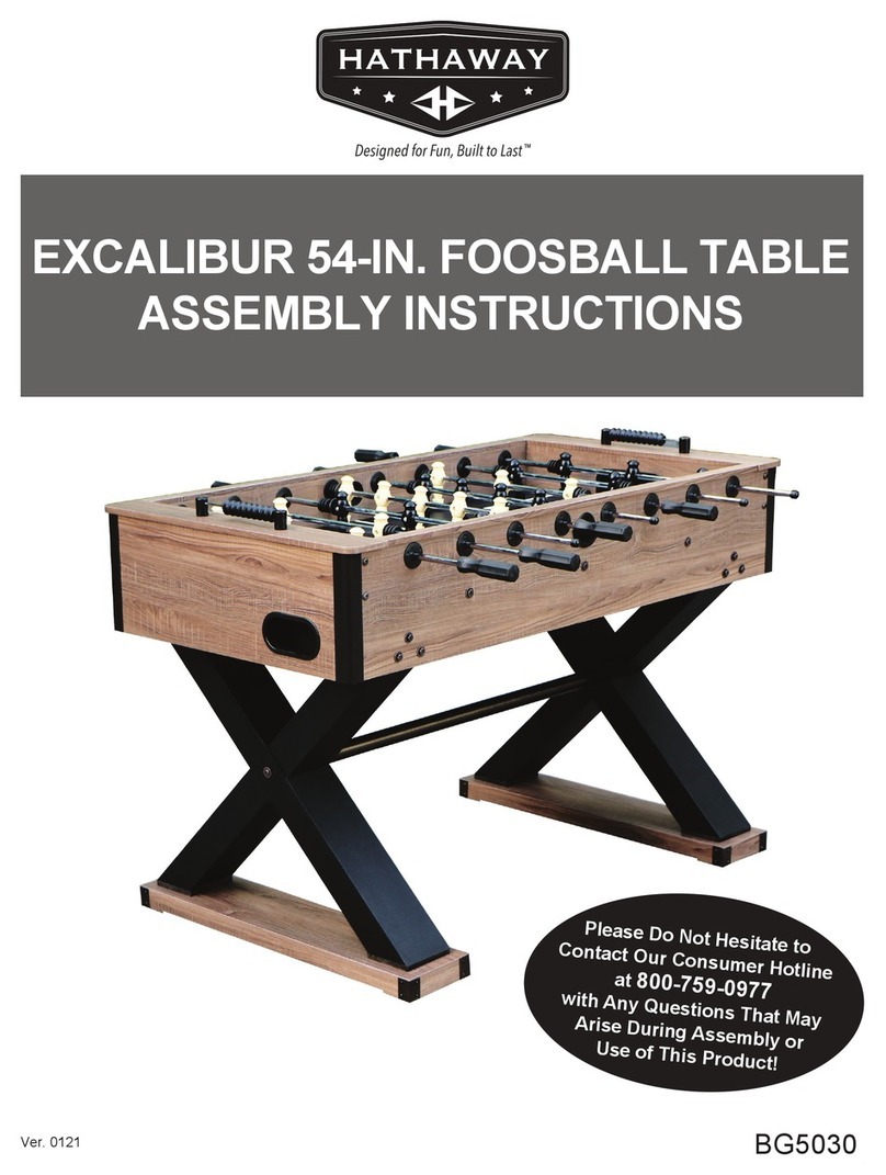 Hathaway EXCALIBUR BG5030 Assembly instructions