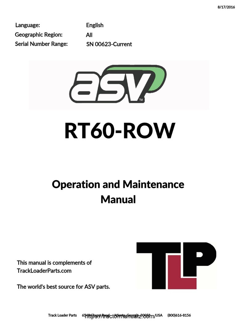 ASV RT60-ROW User manual