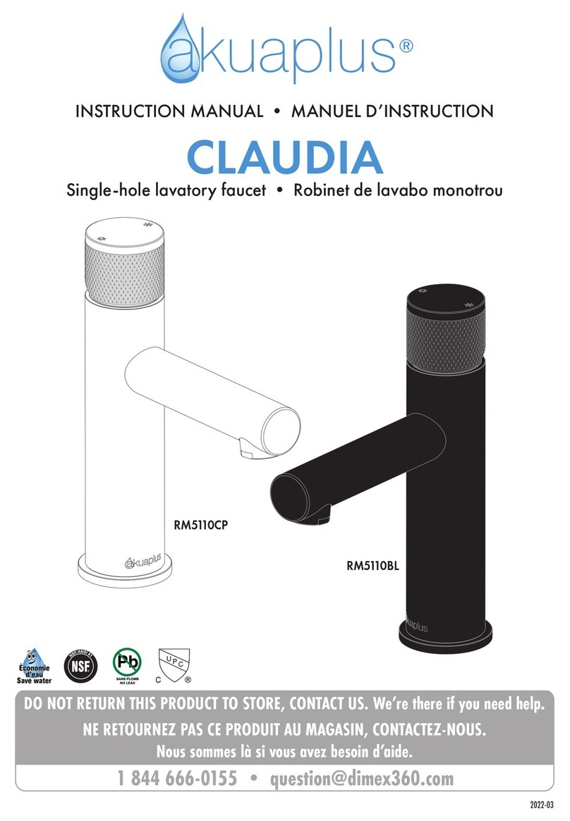 Akuaplus CLAUDIA RM5110CP instruction manual Akuaplus CLAUDIA RM5110CP instruction manual