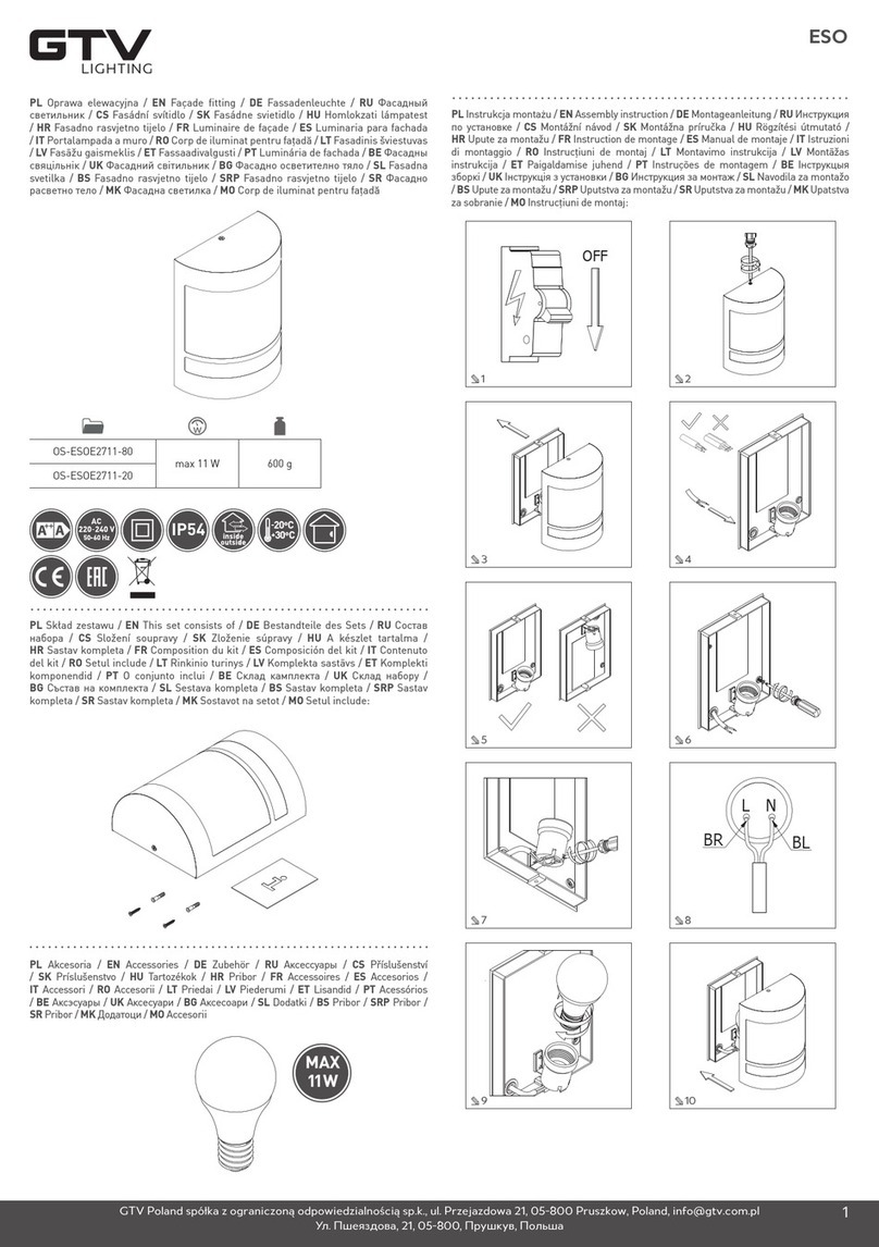 GTV OS-ESOE2711-80 manual
