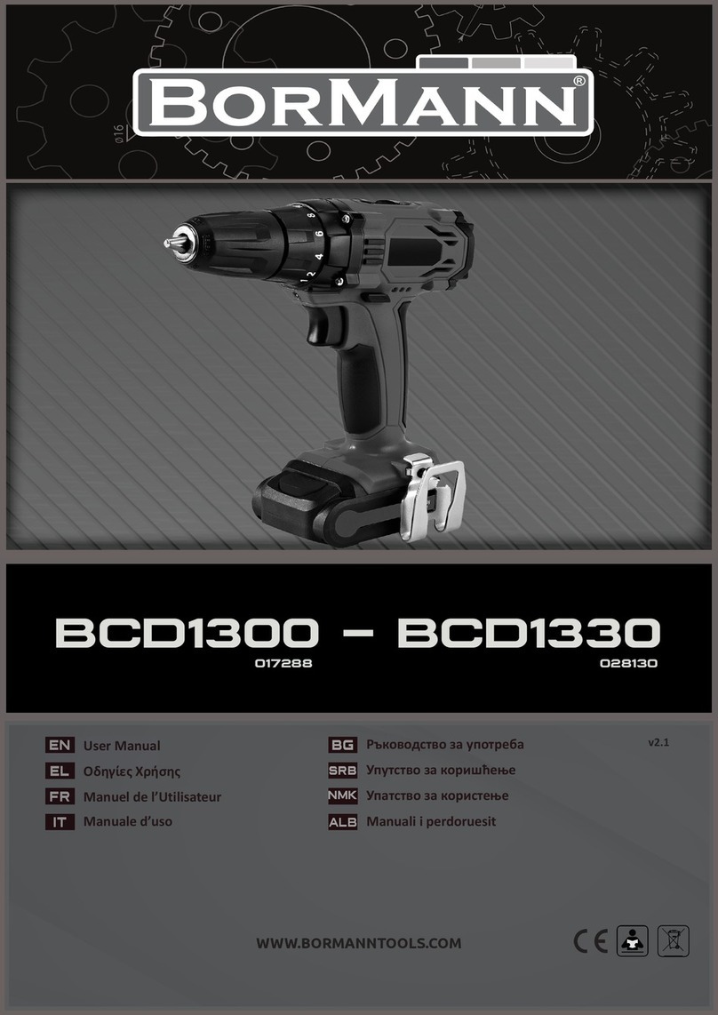 BorMann BCD1330 user manual