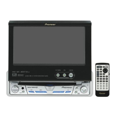 Pioneer AVH-P5750DVD/RC User manual Pioneer AVH-P5750DVD/RC User manual