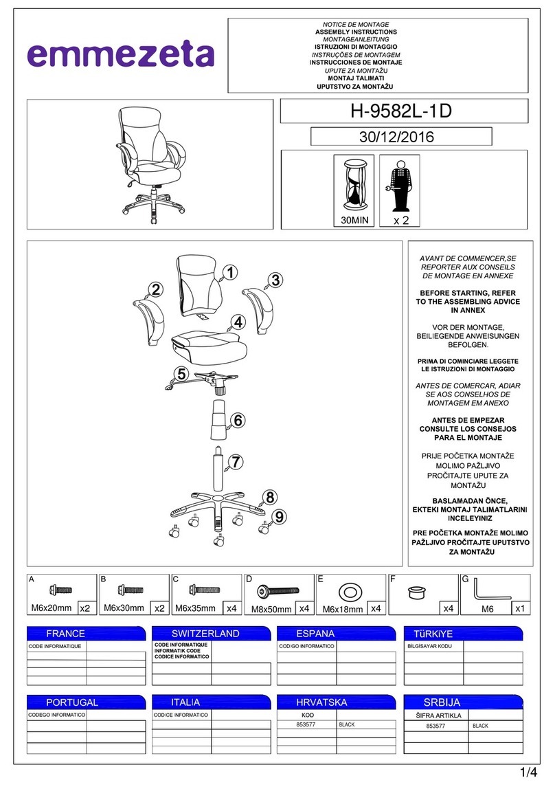 Emmezeta H-9582L-1D Assembly instructions