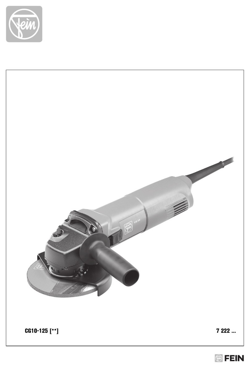 Fein CG10-125 Series Translation of the original instructions