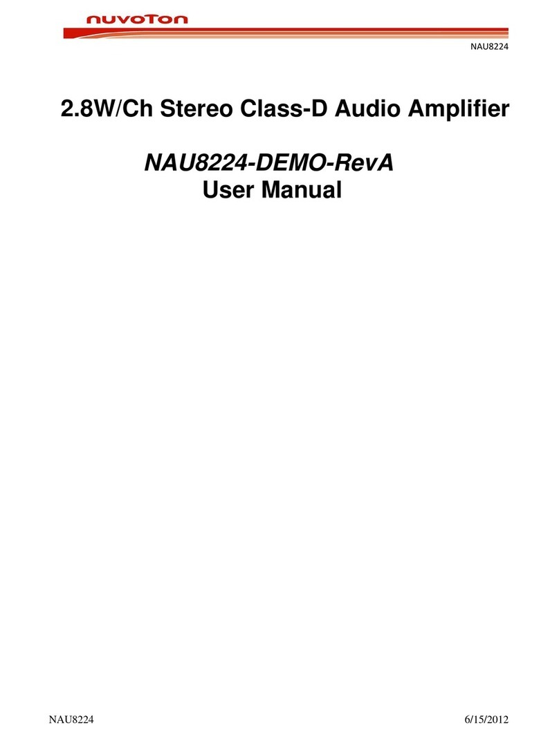 Nuvoton NAU8224-DEMO-RevA user manual