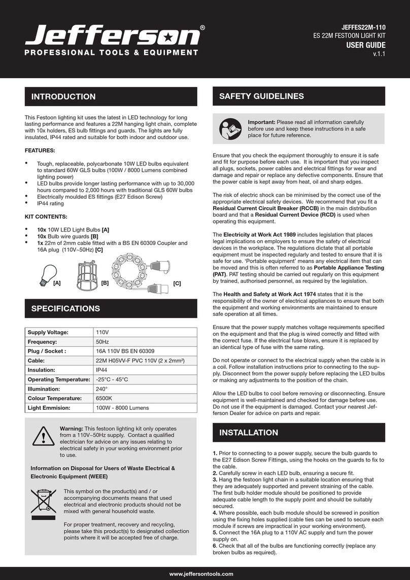 Jefferson JEFFES22M-110 user guide