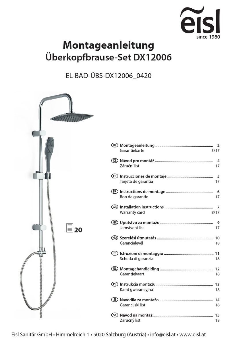 Eisl Sanitär DX12006 installation instructions