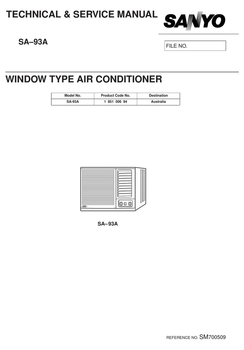 Sanyo SA-93A Operating manual