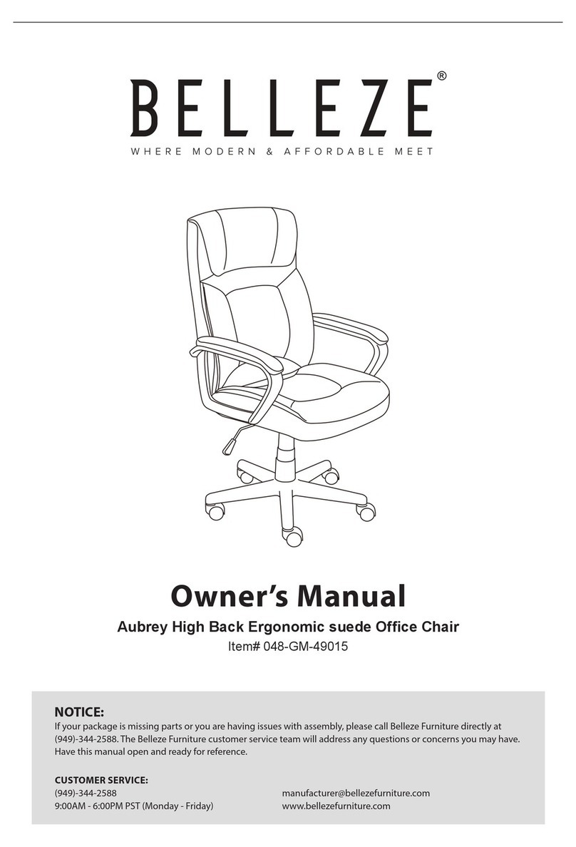 Belleze 048-GM-49015 owner's manual