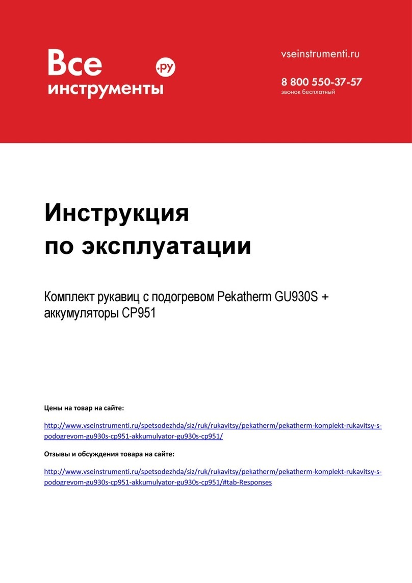 Pekatherm GU930S operating instructions