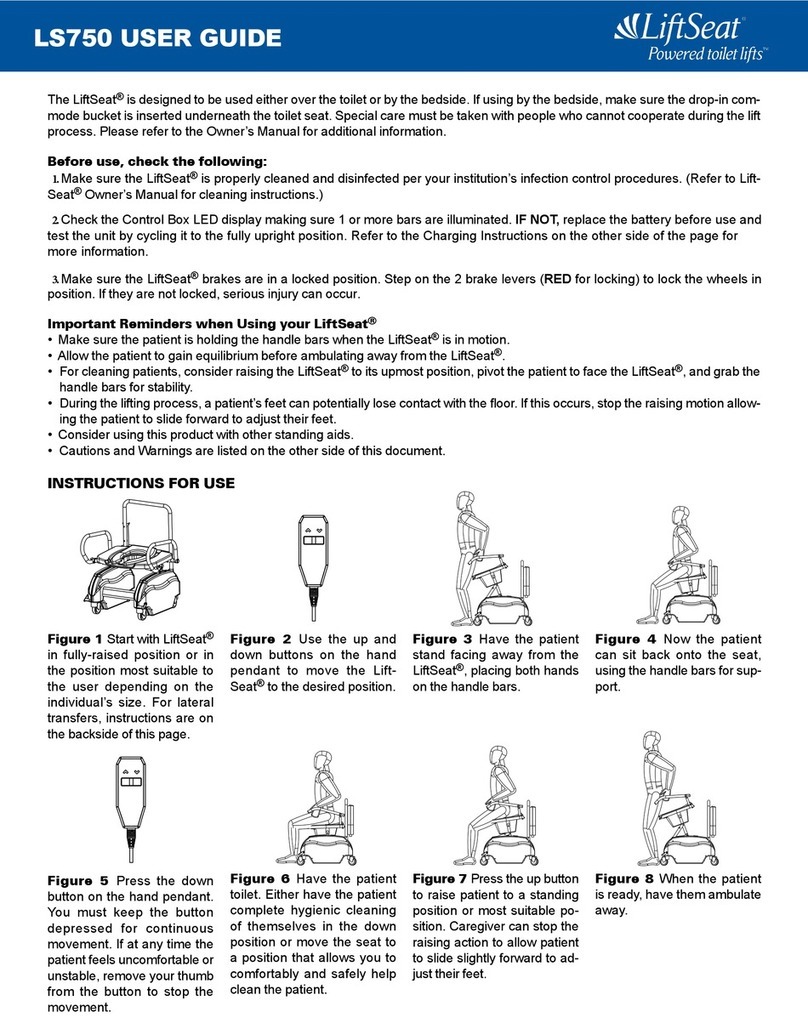 LiftSeat LS750 user guide