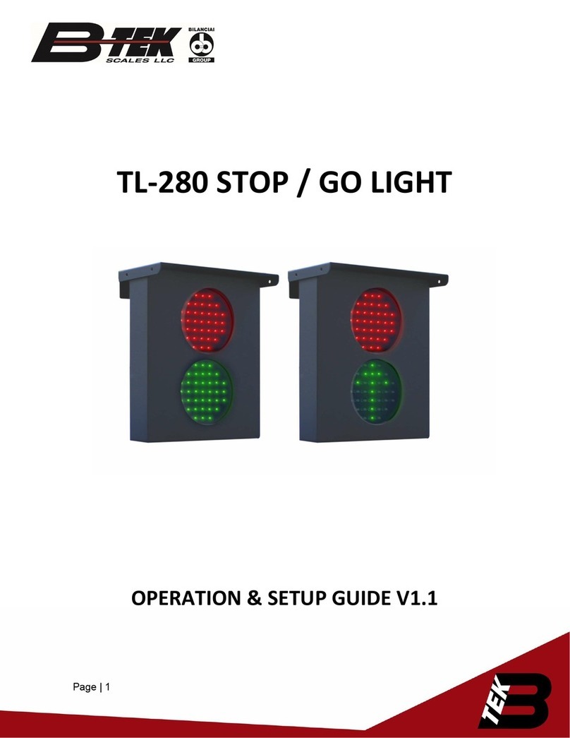 B-TEK Scales TL-280 Operation & setup guide