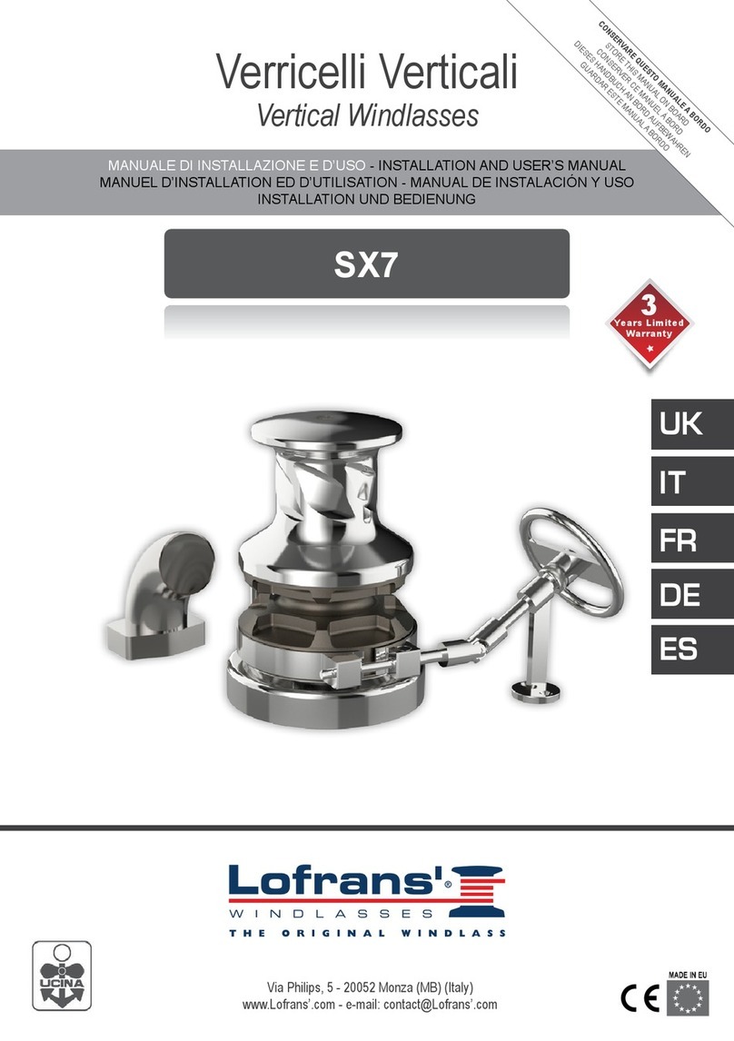 Lofrans SX7 User manual