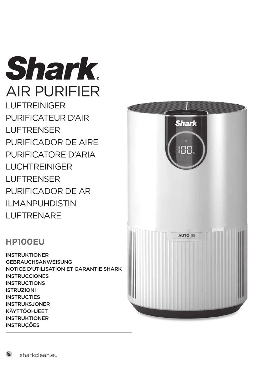 Shark HP100EU User manual Shark HP100EU User manual