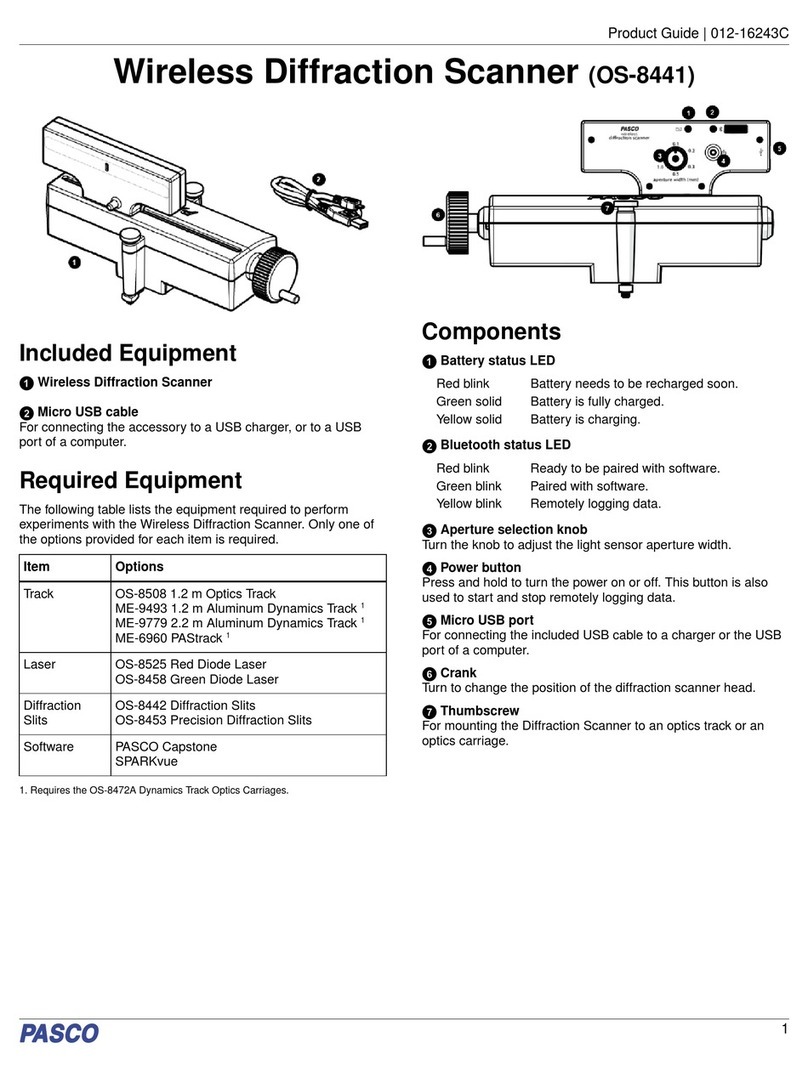 PASCO OS-8441 Product guide