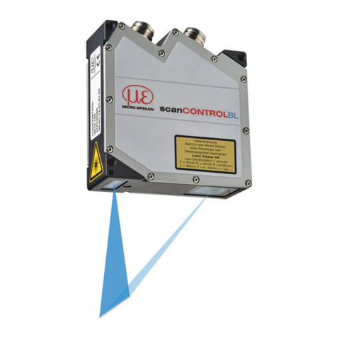 MICRO-EPSILON scanCONTROL 25 BL Series User manual