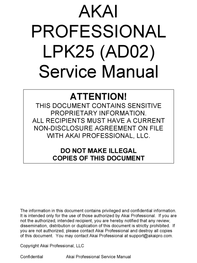 Akai Professional LPK25 User manual