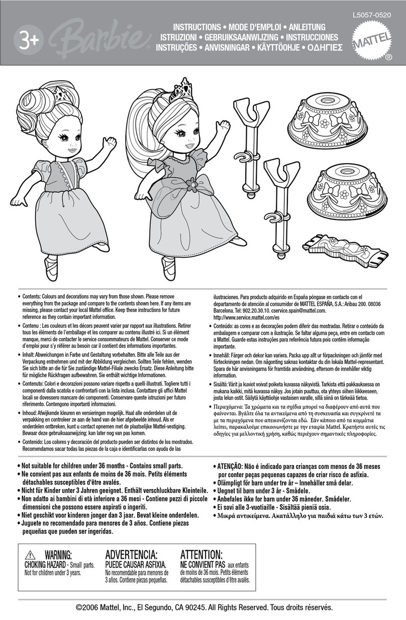 Mattel Barbie L5057-0520 User manual