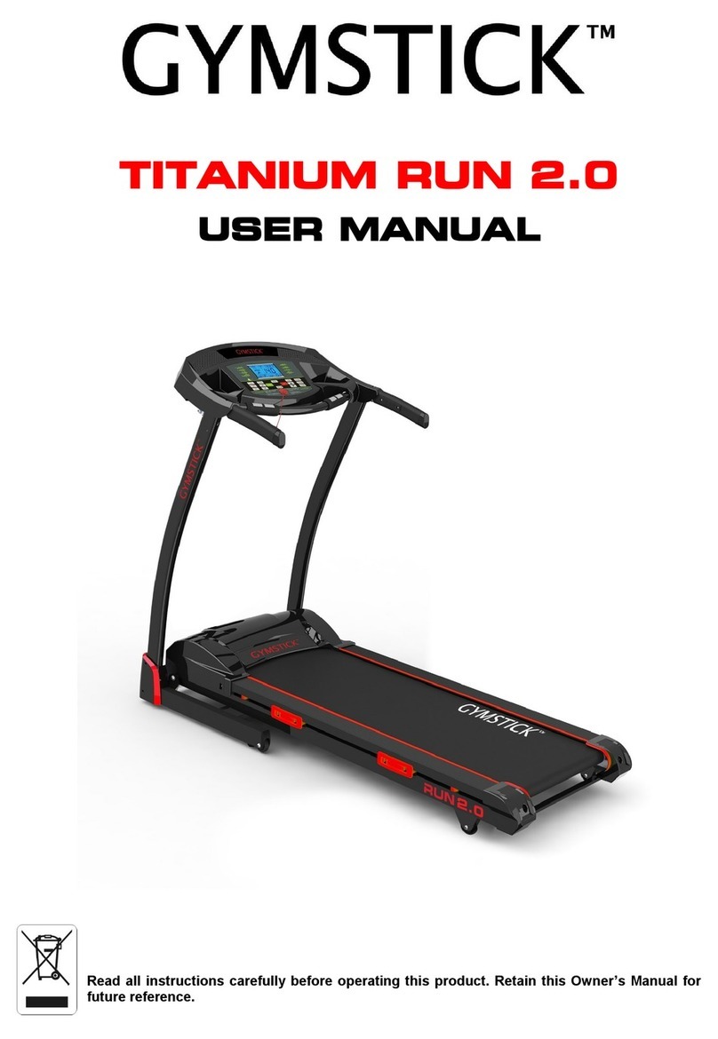 Gymstick TITANIUM RUN 2.0 User manual
