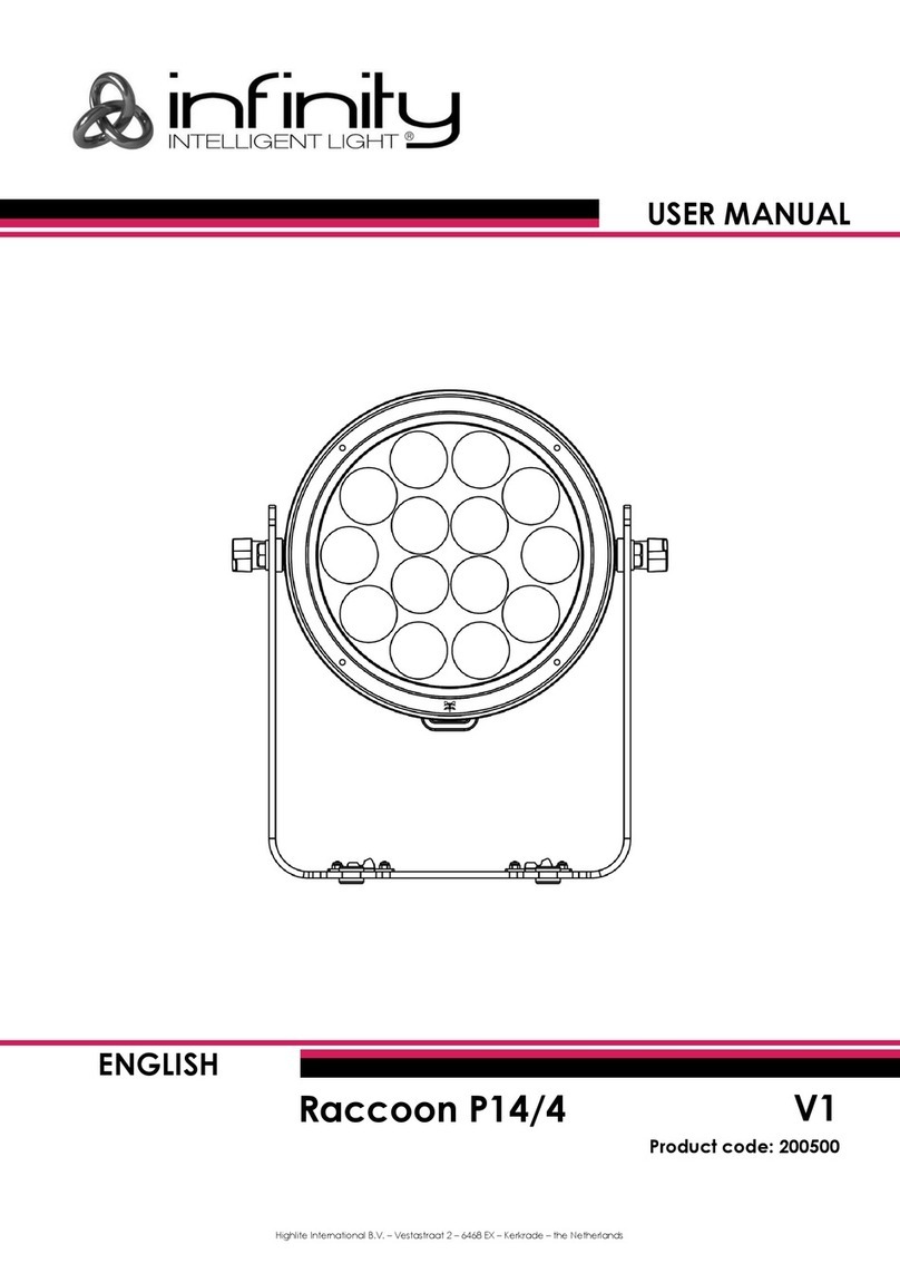 Infinity Raccoon P14/4 user manual