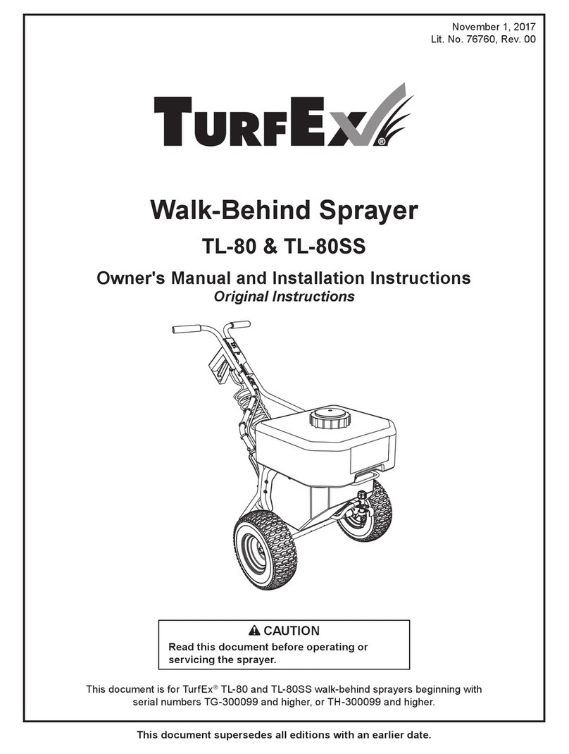TurfEx TL-80 Owner's manual and installation instructions
