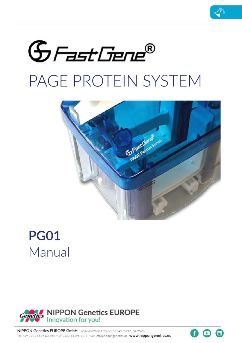 Nippon Genetics Europe FastGene PG01 manual
