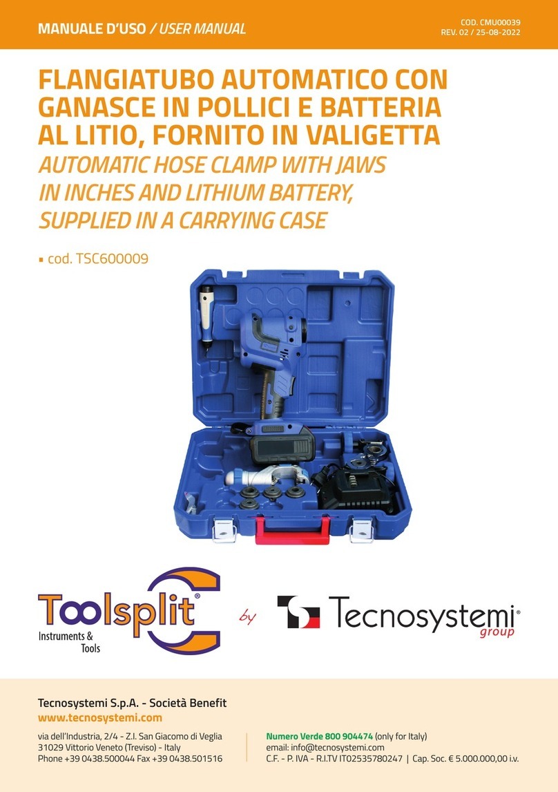 Tecnosystemi Toolsplit TSC600009 User manual