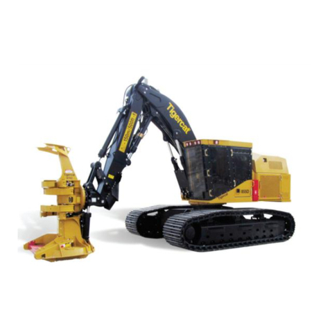Tigercat X870C Operator's manual
