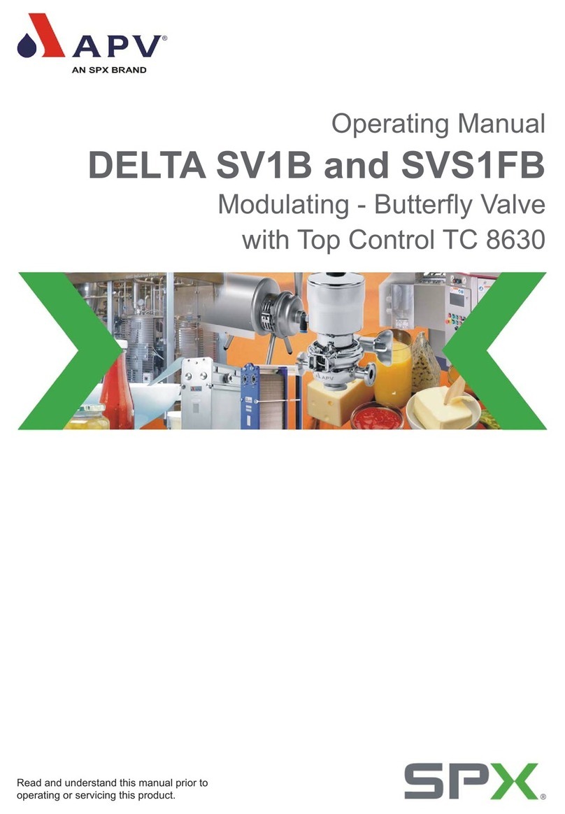 SPX APV DELTA SV1B operating manual SPX APV DELTA SV1B operating manual