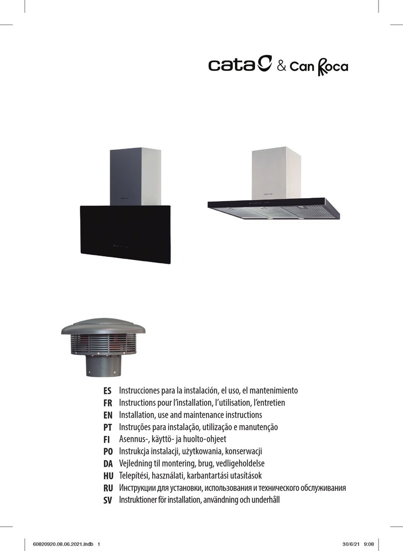 CNA Group CATA & Can Roca GRECO Installation, use and maintenance instructions
