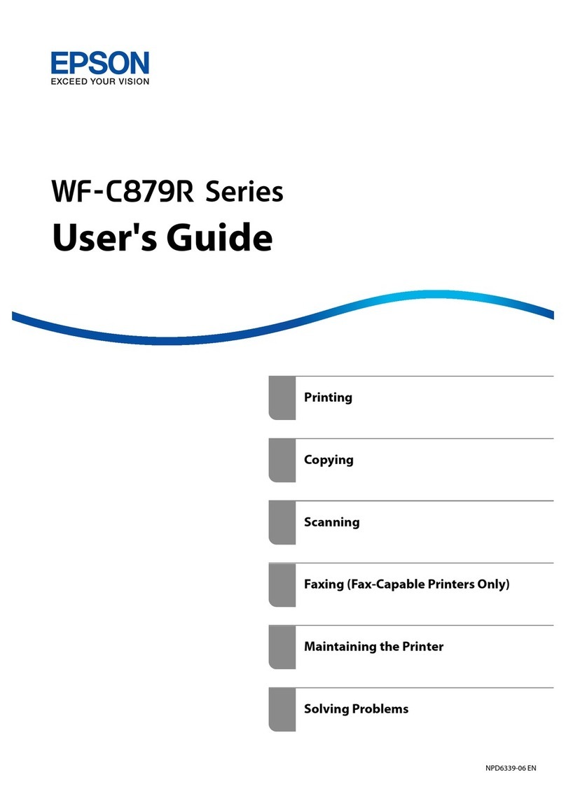 Epson WorkForce Pro WF-C879RBAM User manual