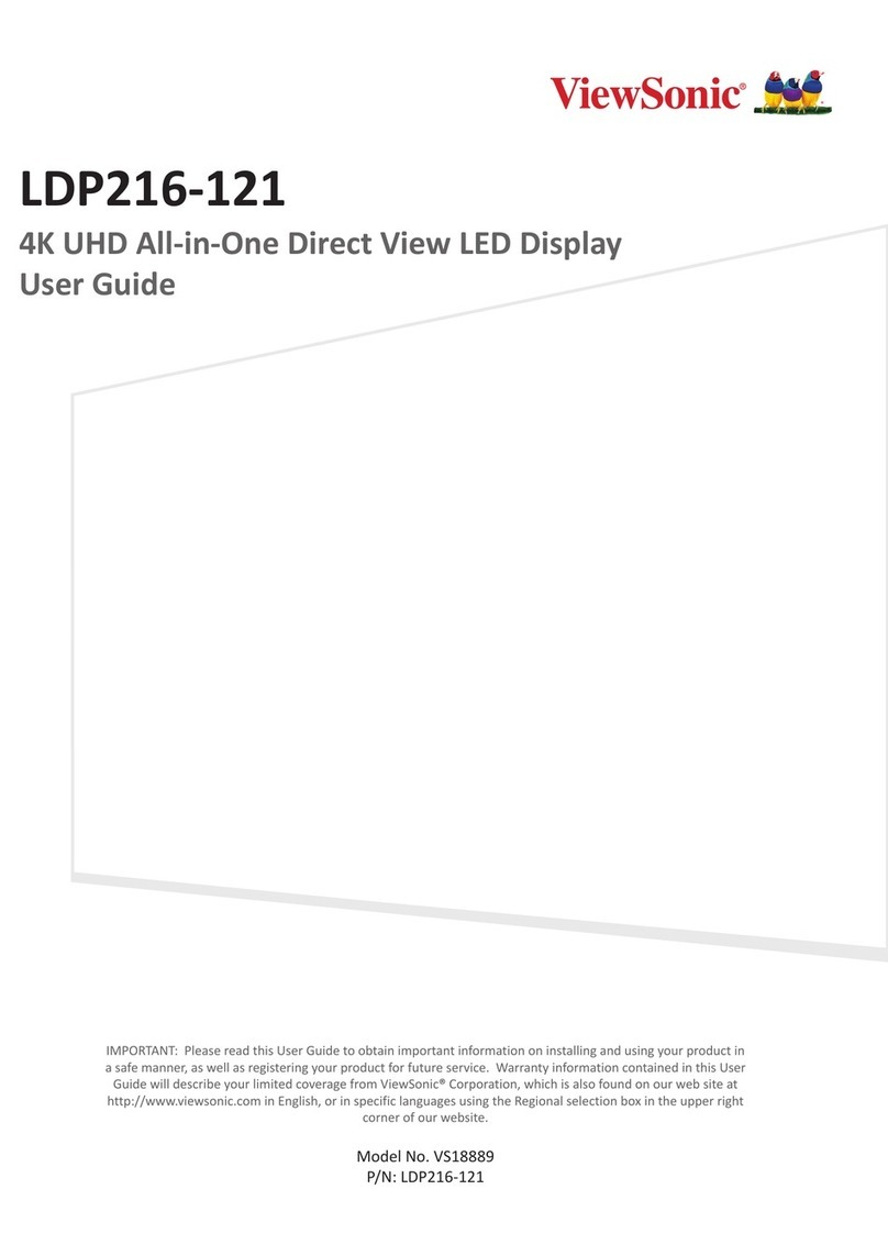 ViewSonic LDP216-121 User manual