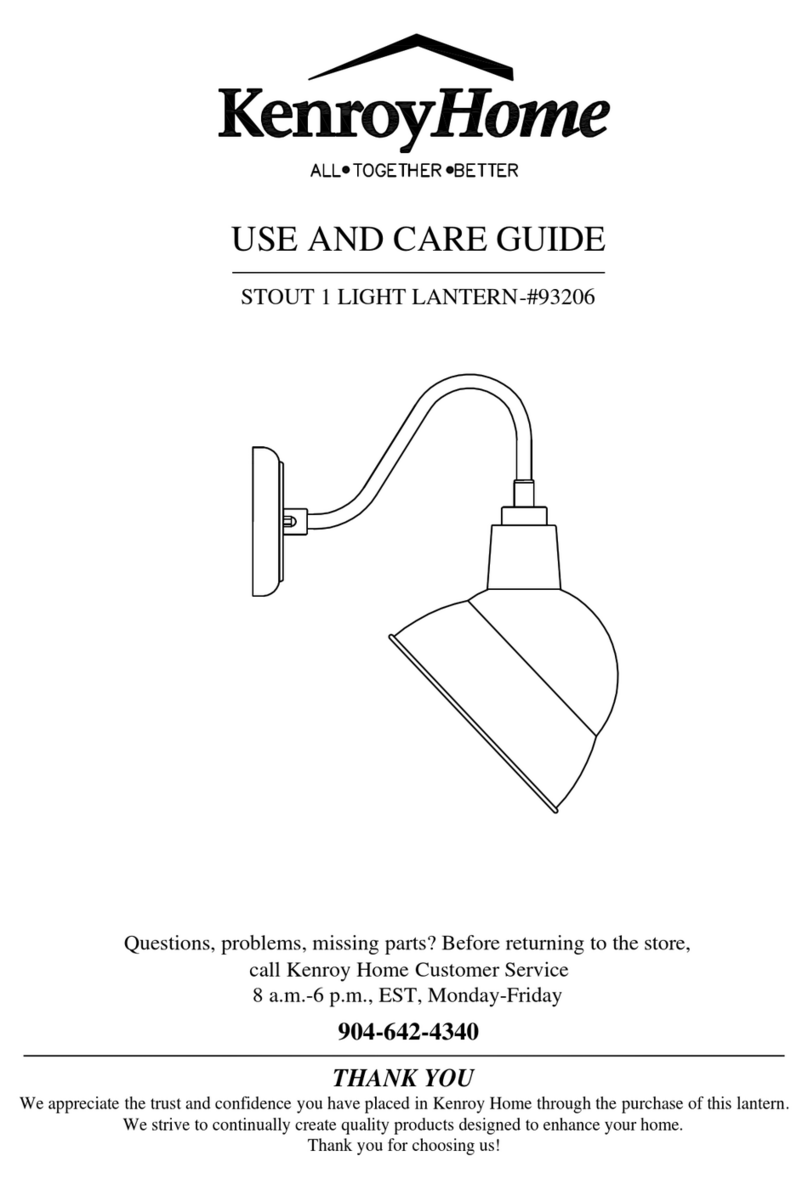 Kenroy Home 93206 User manual