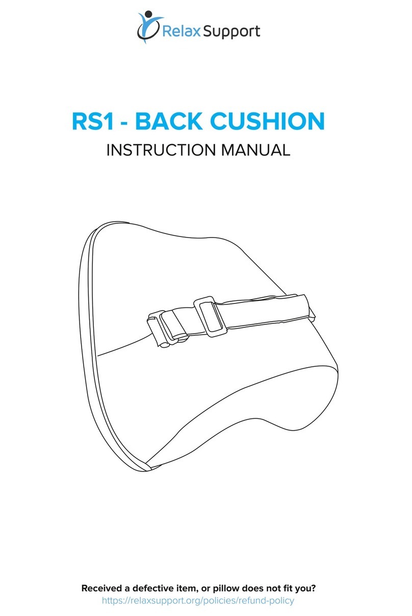 Relax Support RS1 instruction manual Relax Support RS1 instruction manual