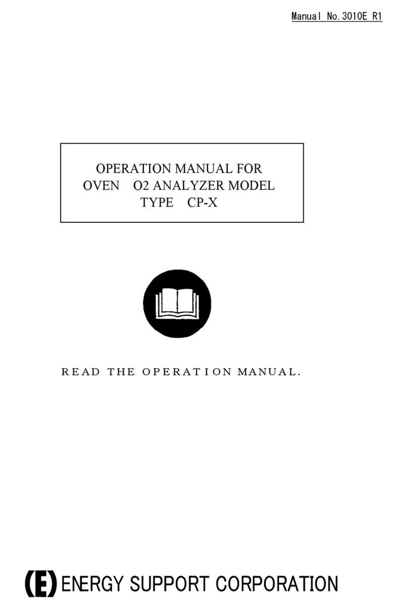 ENERGY SUPPORT CORPORATION CP-X Operation manual ENERGY SUPPORT CORPORATION CP-X Operation manual