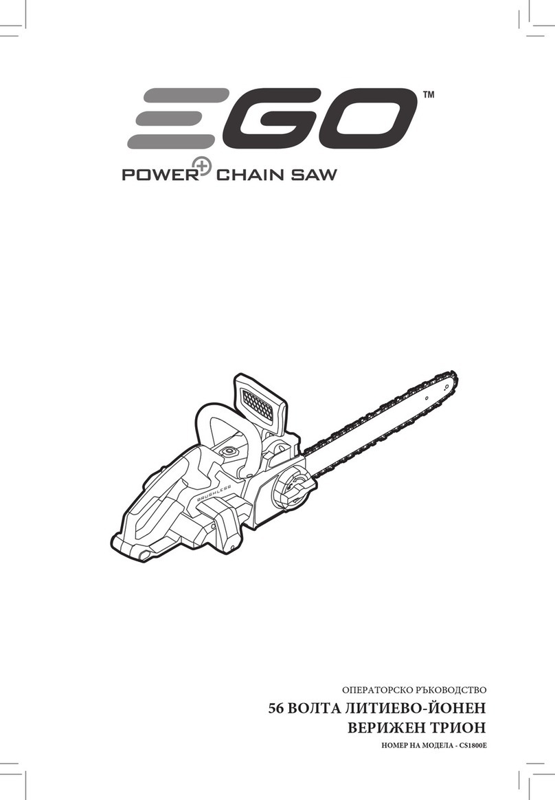 Ego Power+ CS1800E User manual Ego Power+ CS1800E User manual