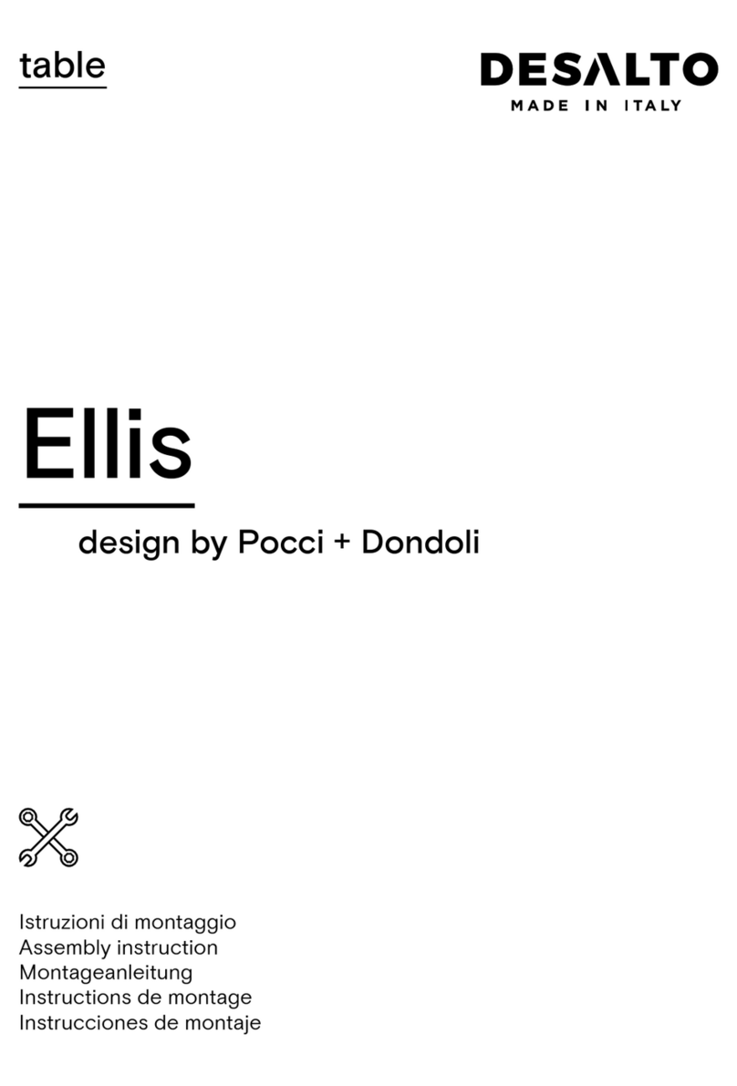 Desalto Ellis Assembly instruction