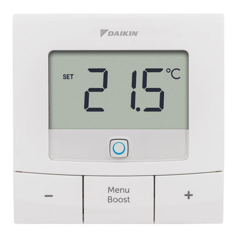 Daikin homecontrols EKRCTRDI2BA Installer and user guide Daikin homecontrols EKRCTRDI2BA Installer and user guide