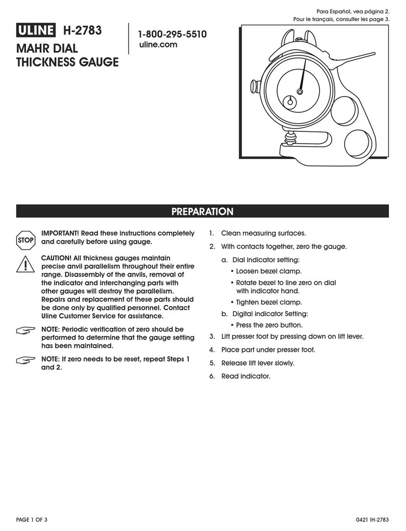 U-Line H-2783 manual