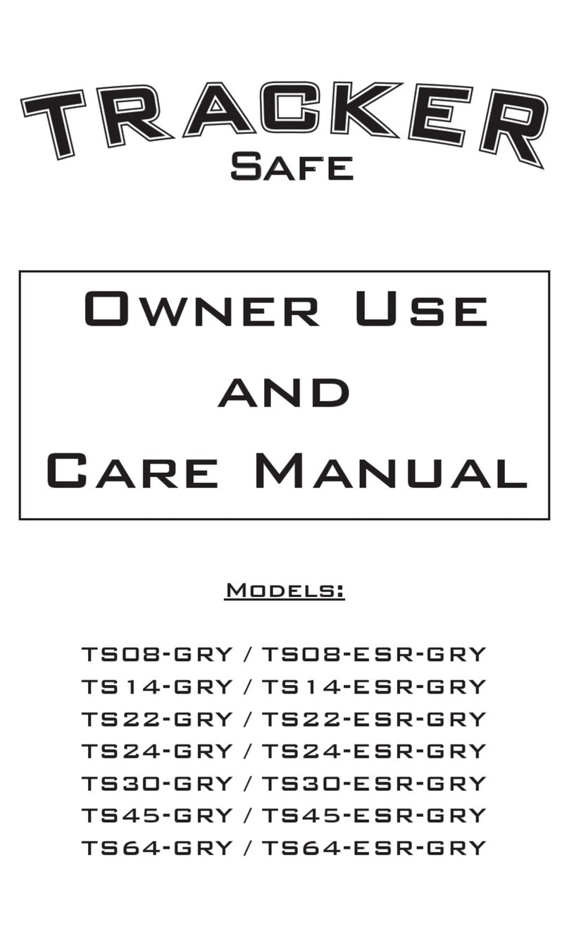 Tracker Safe TS08-GRY User manual