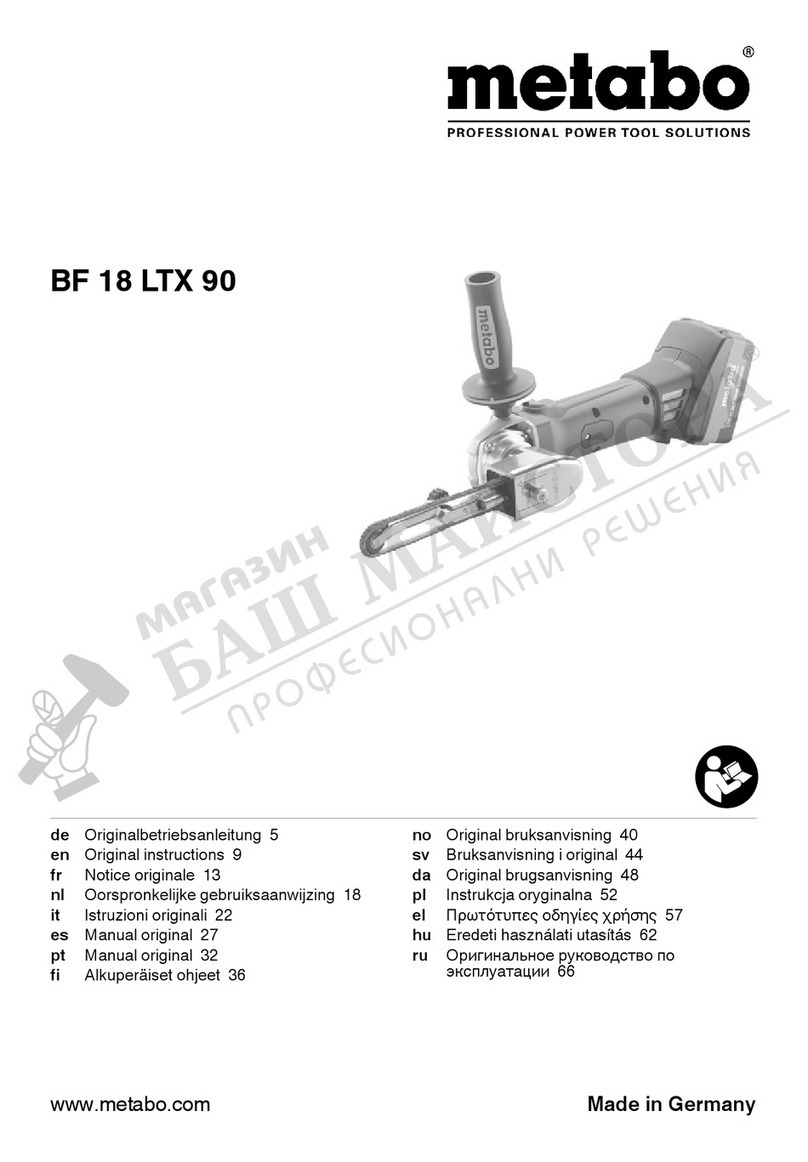 Metabo BF 18 LTX 90 Original instructions