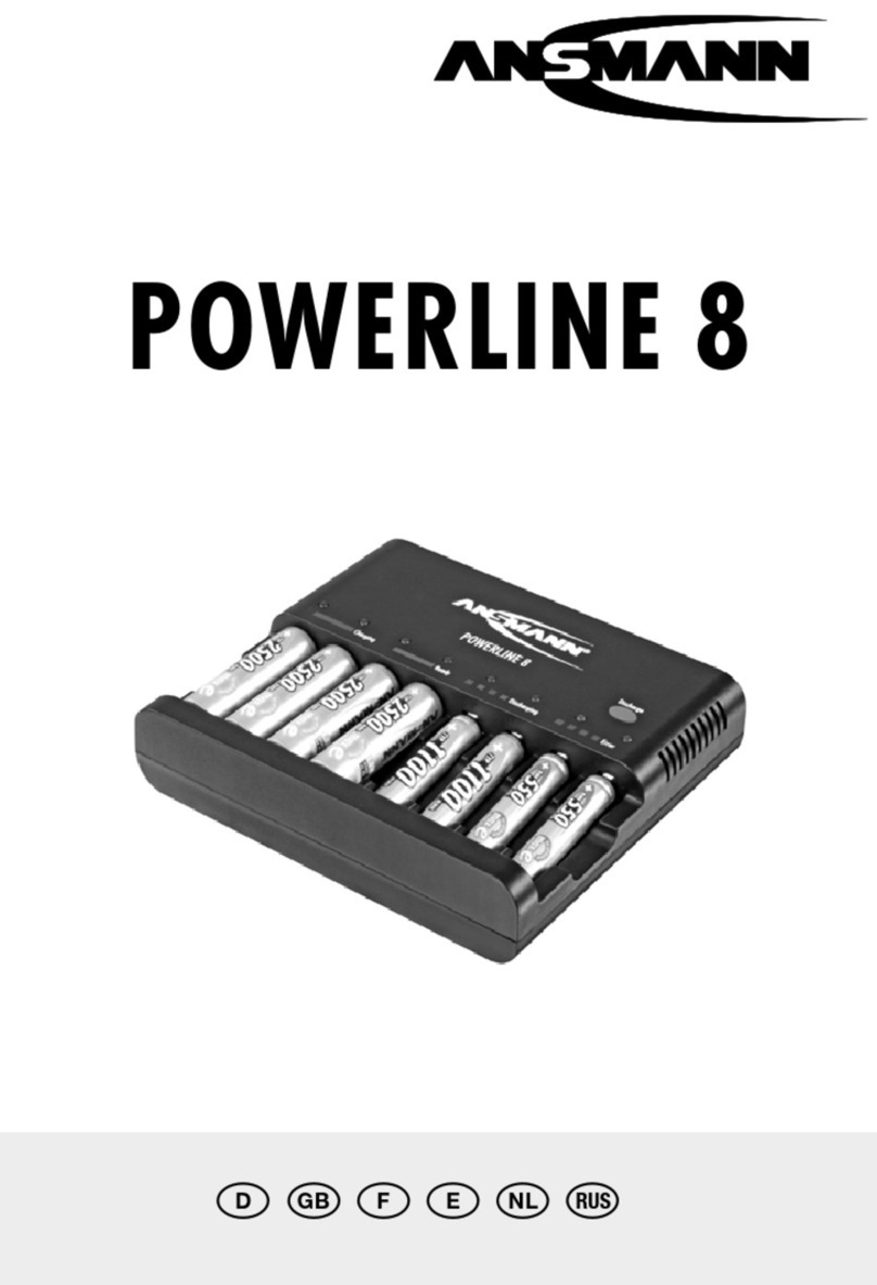 ANSMANN POWERLINE 8 instruction manual